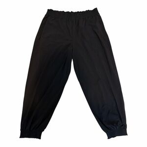 ATHLETA Savannah Joggers Black with pockets Womens size 16 NWT